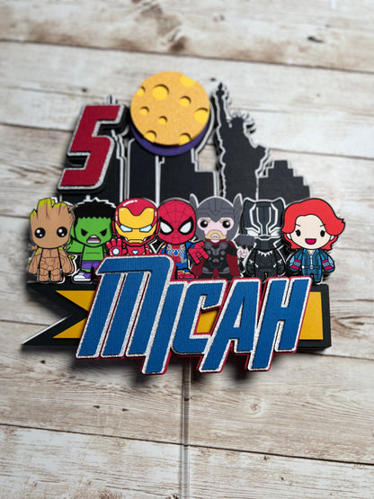 Marvel Cake Topper