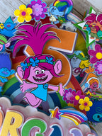 Trolls Deluxe Cake Topper