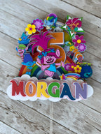 Trolls Deluxe Cake Topper