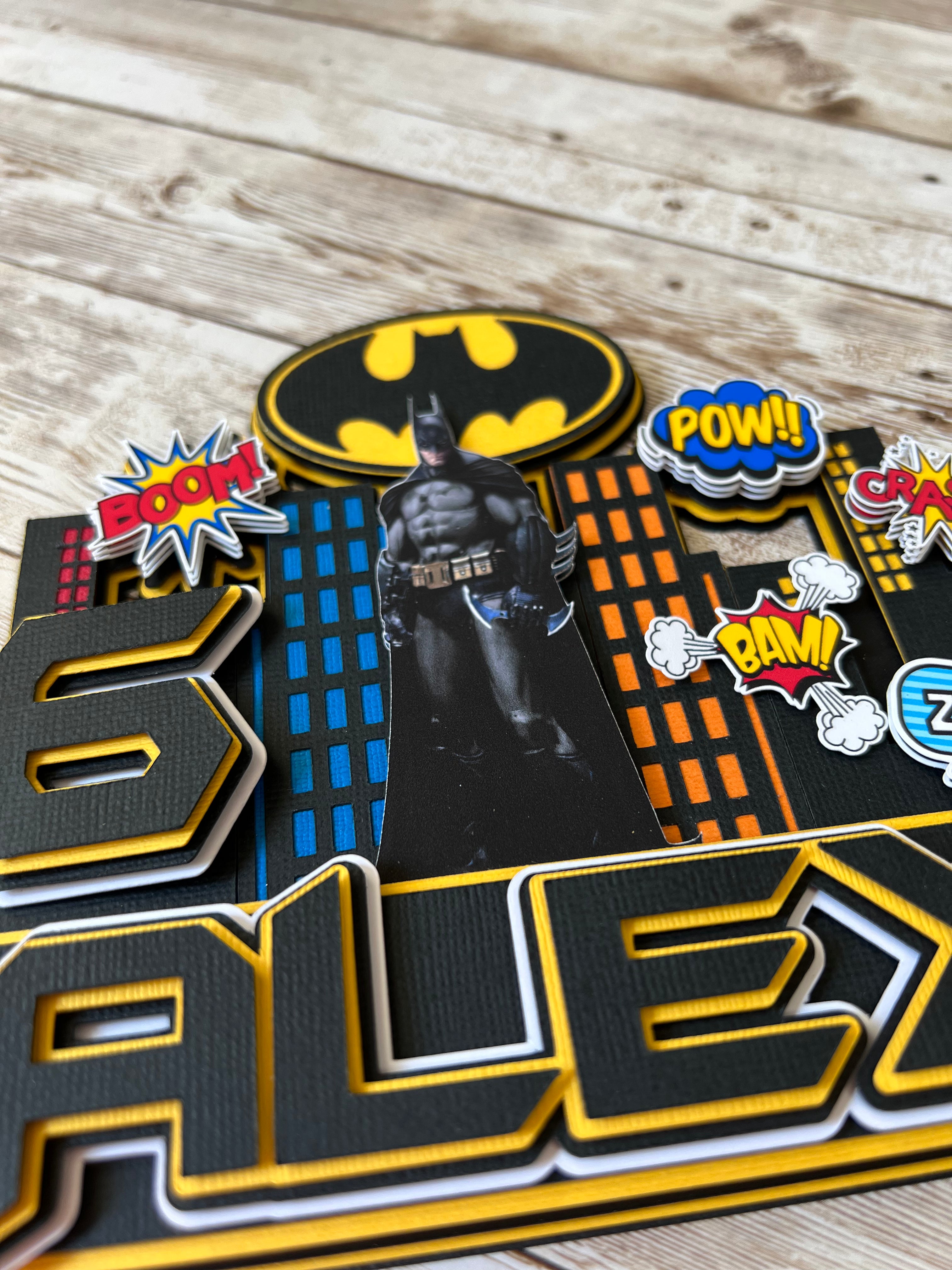 batman cake topper