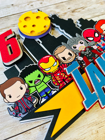 Avengers Marvel Cake Topper