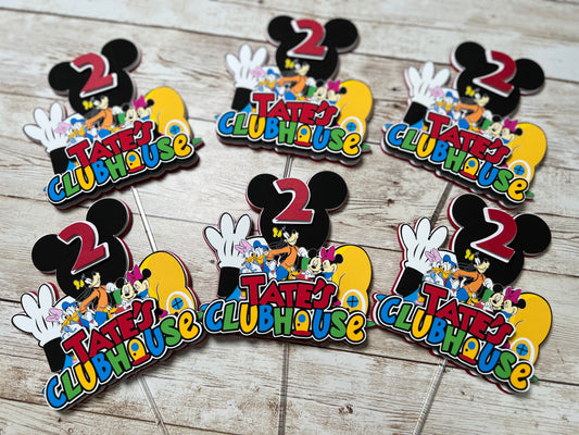 Mickey Mouse Clubhouse Cupcake Toppers 