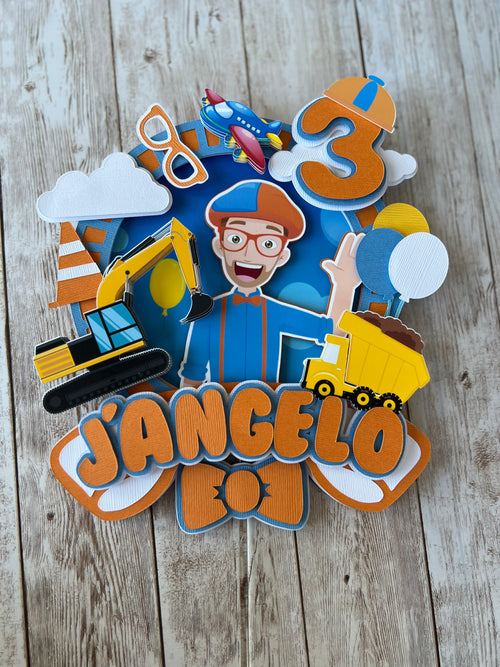 Blippi Cake Topper