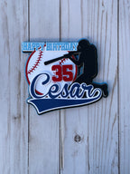 Los Angeles Dodgers Cake Topper