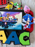 sonic cake topper