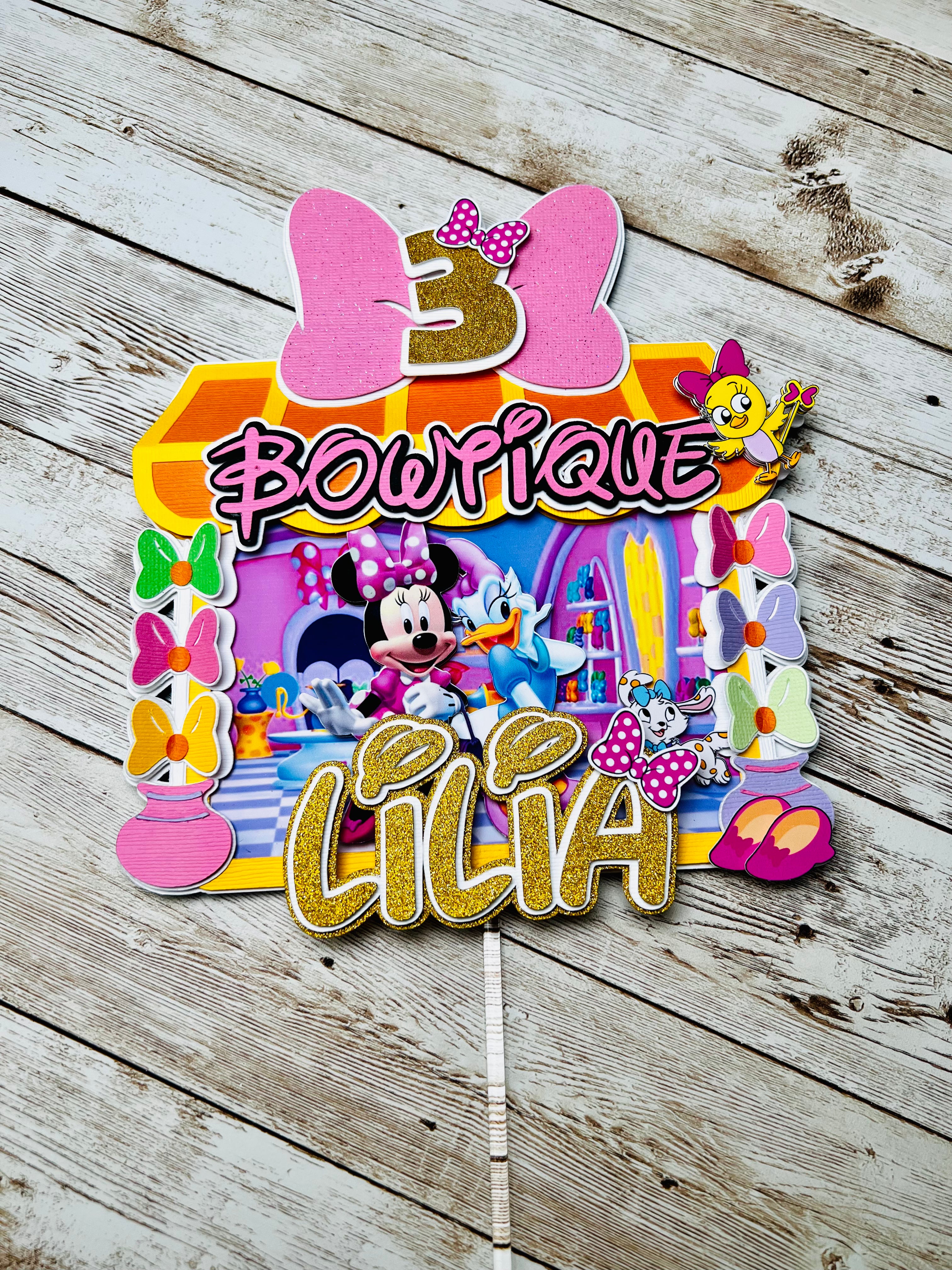 Minnie Mouse Cake Topper