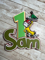 Dr Seuss Cake Topper
