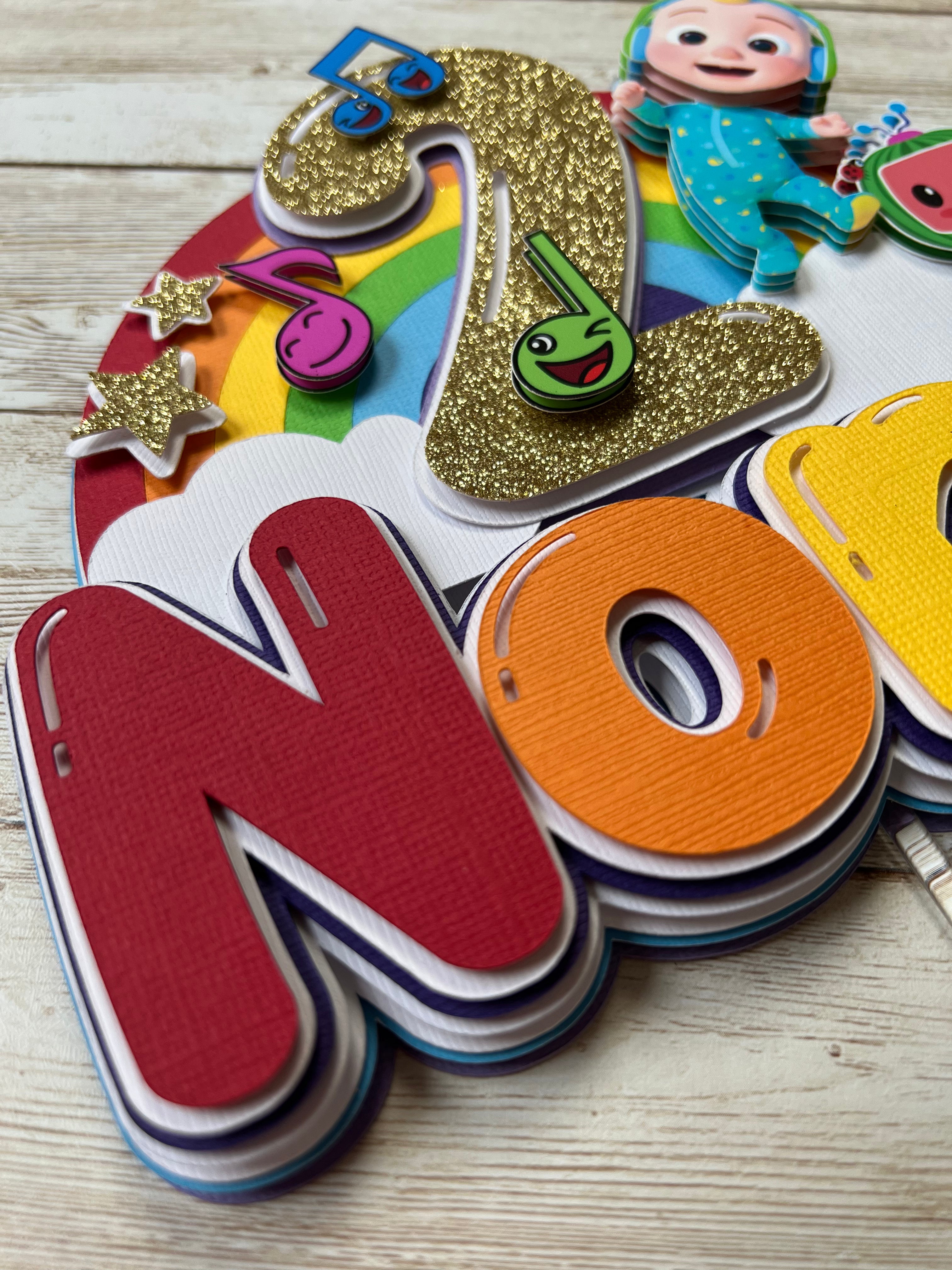 cocomelon cake topper