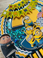 Minions Shaker Cake Topper