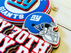 New York Giants Cake Topper 