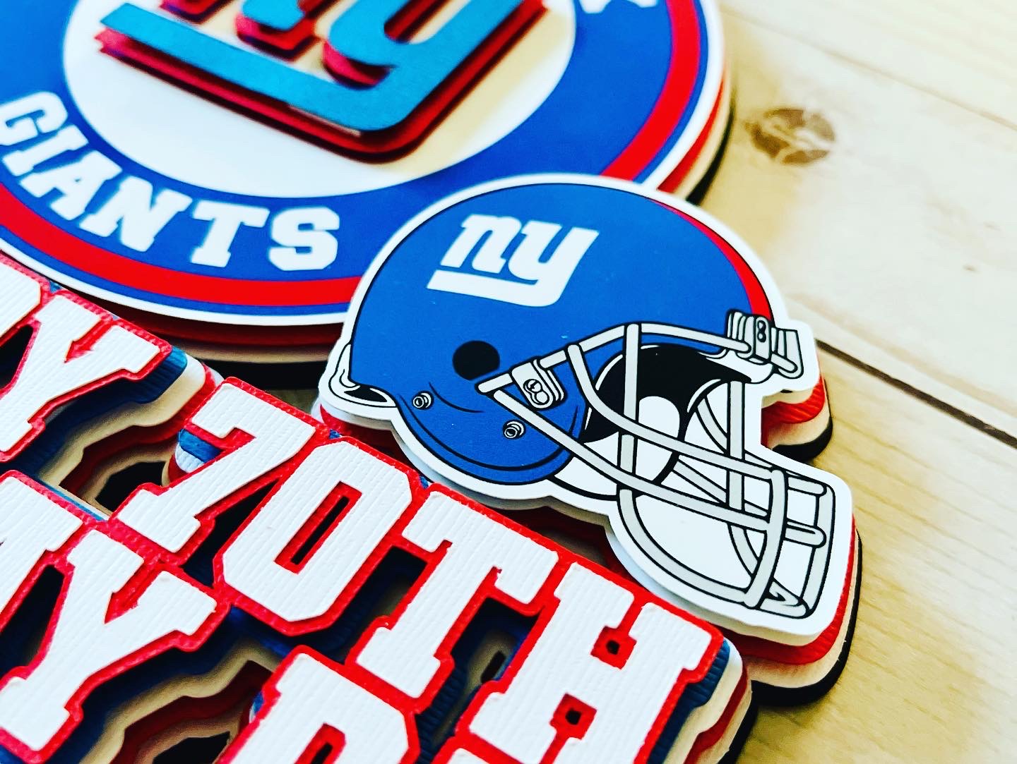 New York Giants Cake Topper 