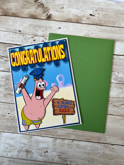 Patrick Star Birthday Card