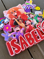 Turning Red Cake Topper