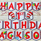 cat in the hat birthday banner