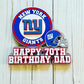 New York Giants Cake Topper