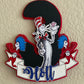 cat in the hat cake topper