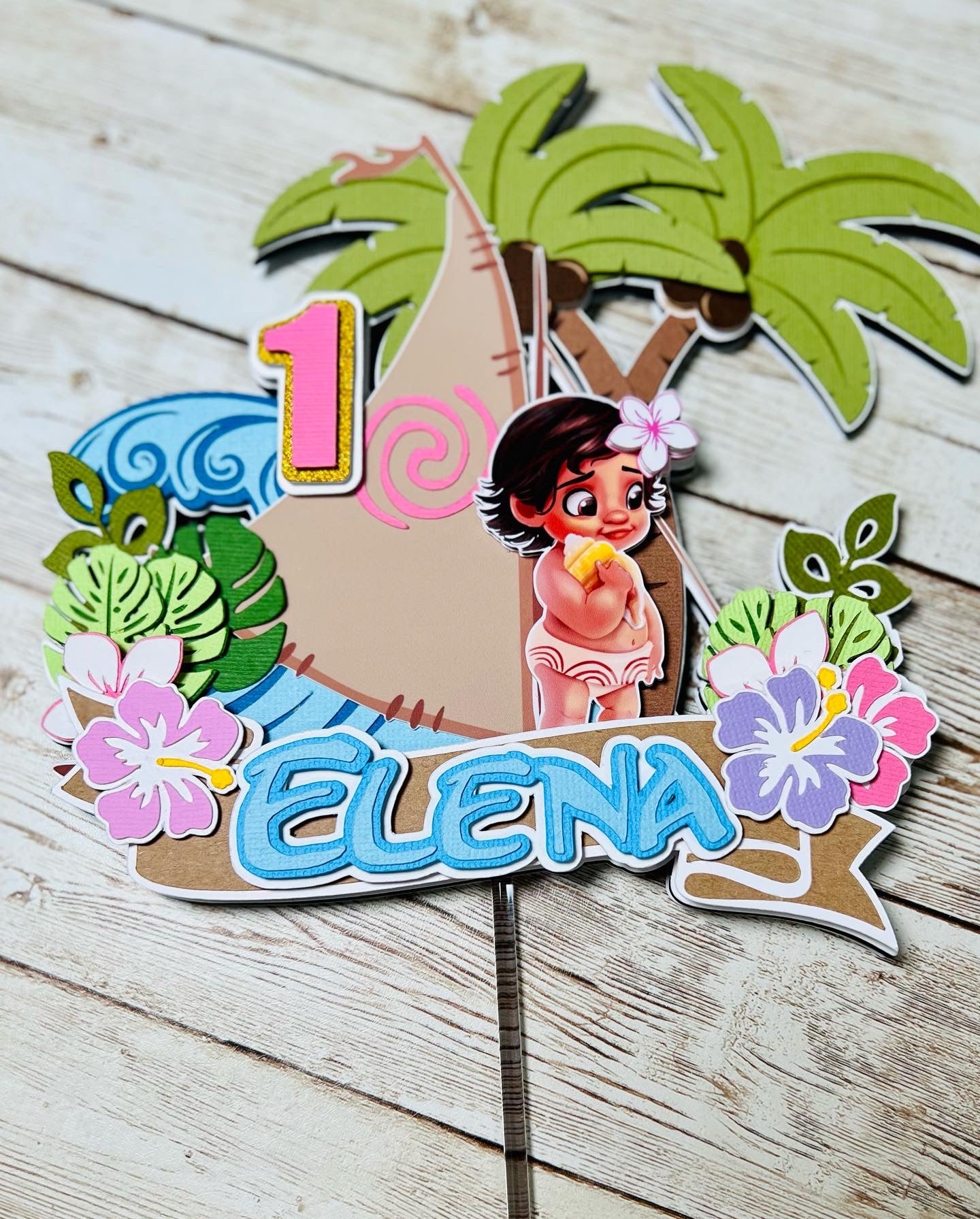moana cake topper