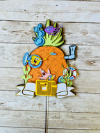 spongebob and friends cake topper