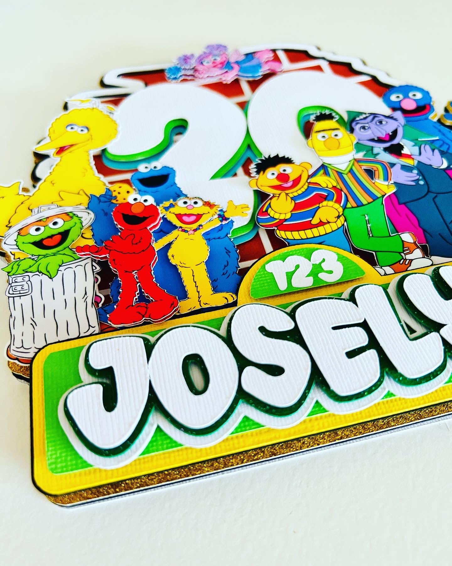 Sesame Street Cake Topper