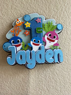 baby shark centerpiece