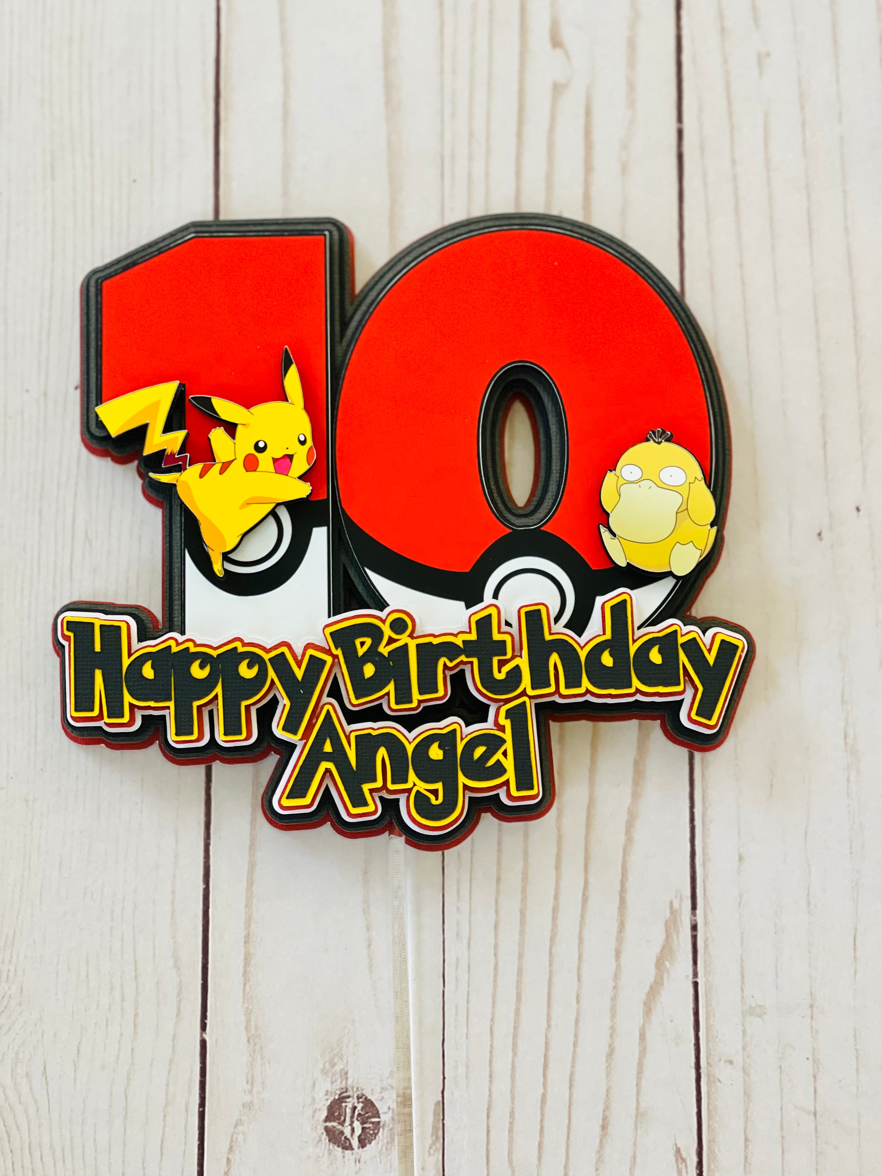 pokemon Cake topper